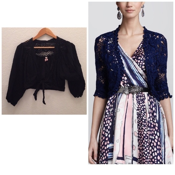 JOIE crochet knit top - Picture 1 of 5